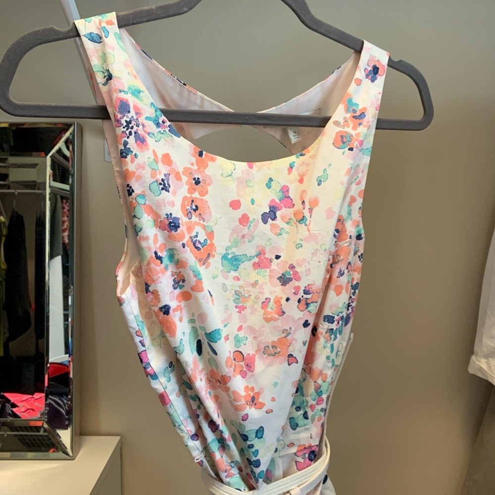 Lauren Conrad Floral and White Dress